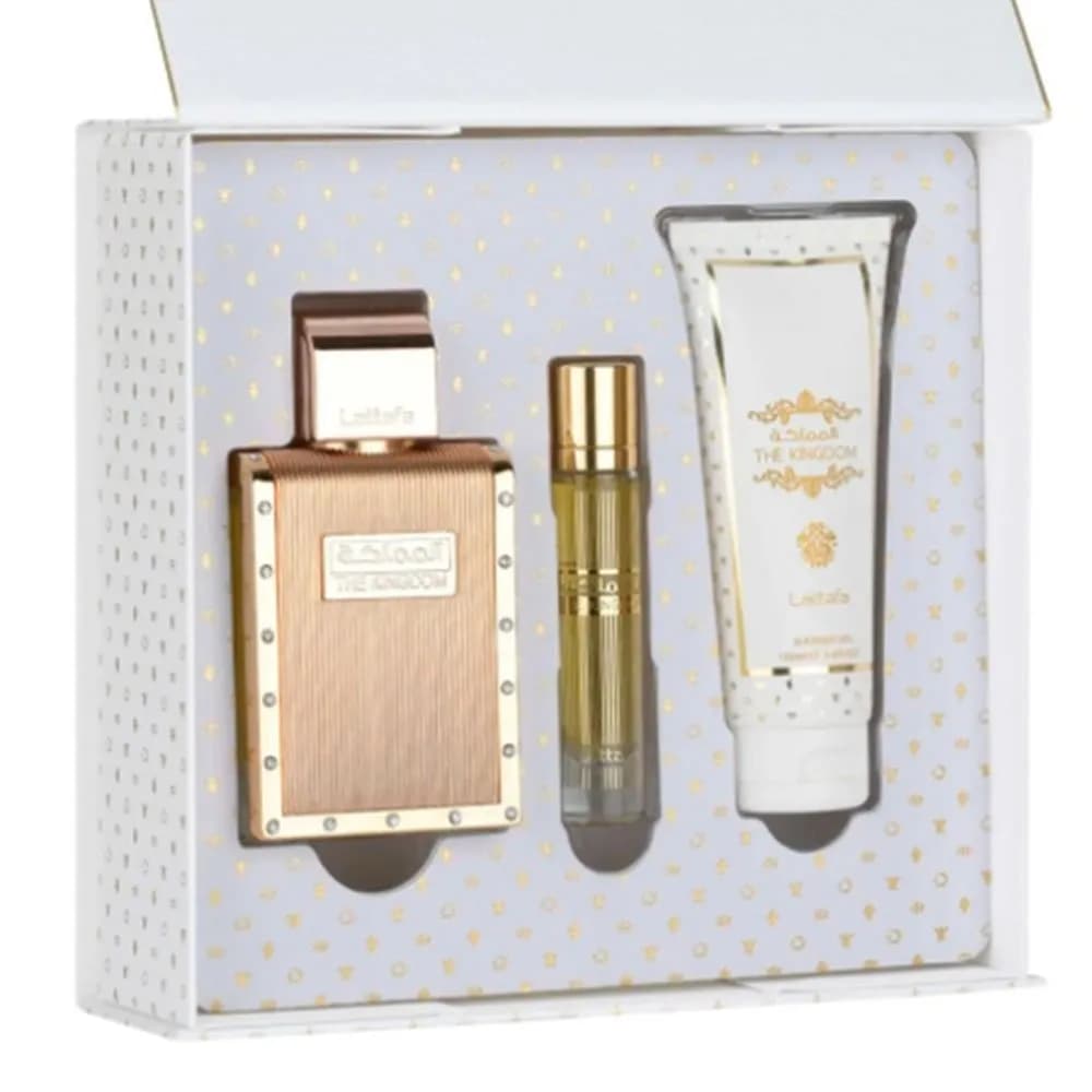 Árabe Kit The Kingdom 100ml + 12ml + Gel de Banho