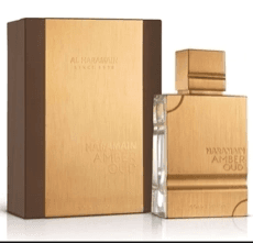 Árabe Haramain Amber Oud Gold 100ml Marrom